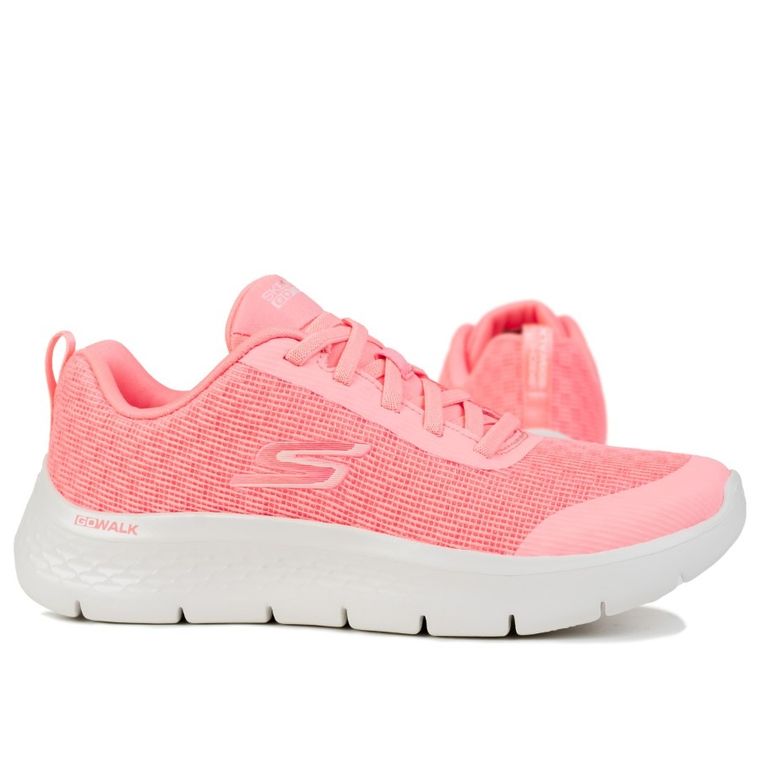 Buty sportowe damskie, różowe, Skechers Go Walk Flex Viva