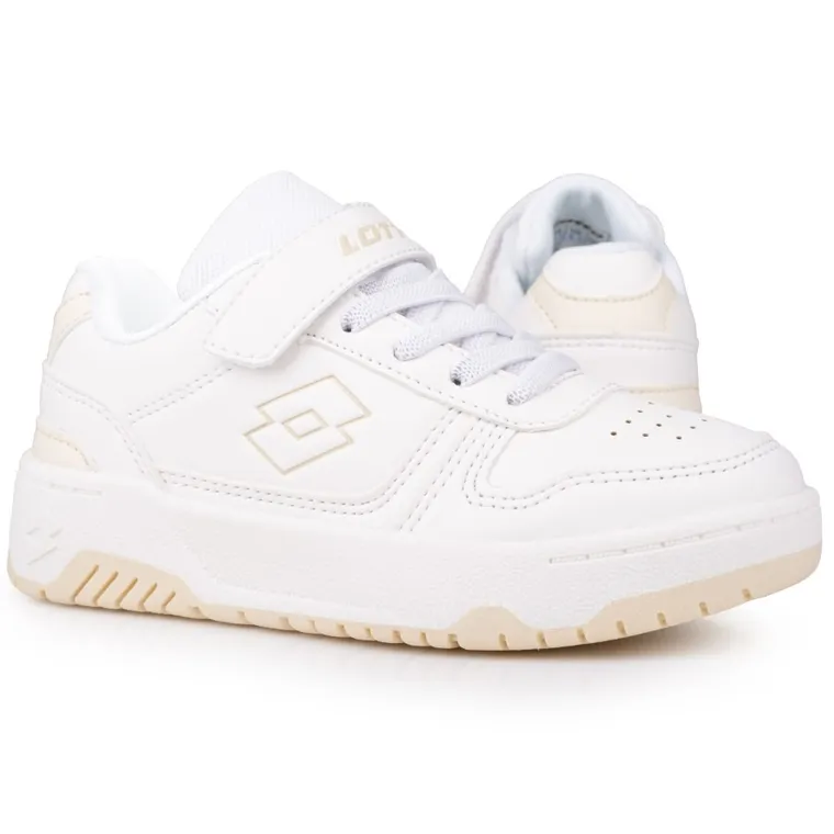 Buty sportowe dziecięce, białe, Lotto Groovn K