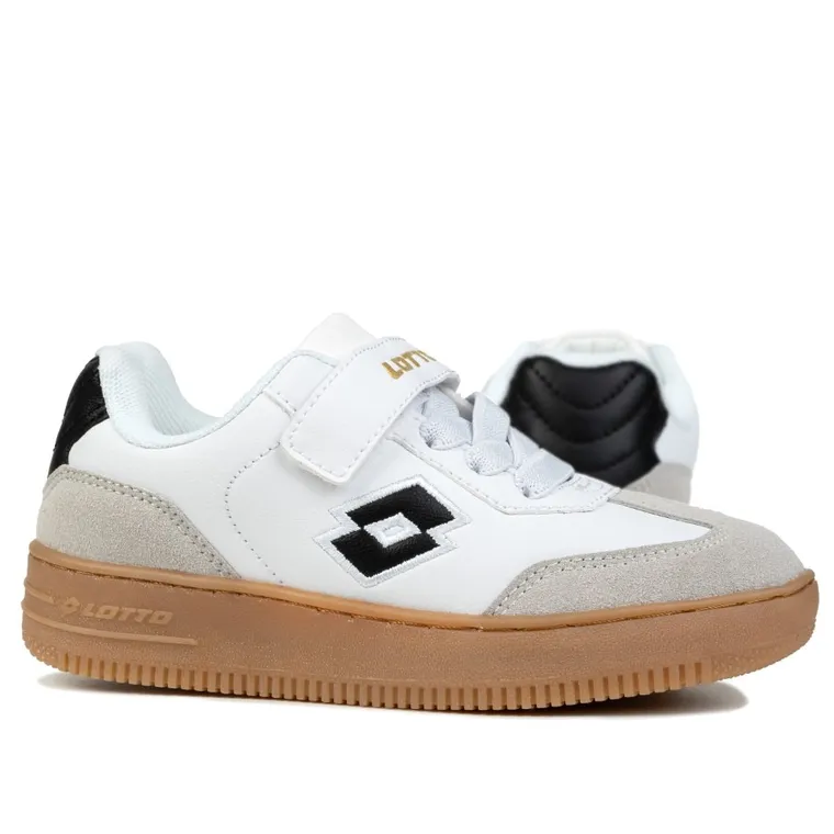 Buty sportowe dziecięce, białe, Lotto Makera