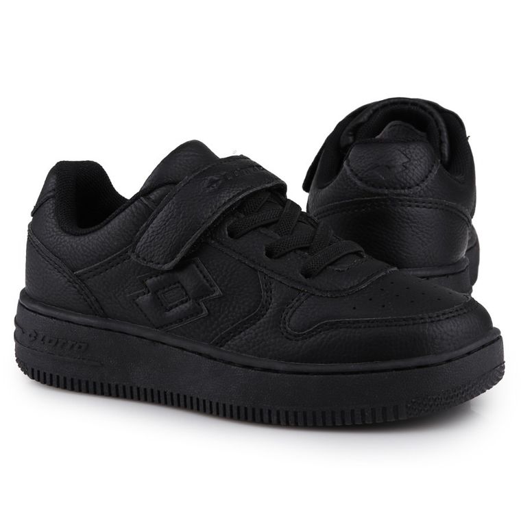 Buty sportowe dziecięce, czarne, Lotto