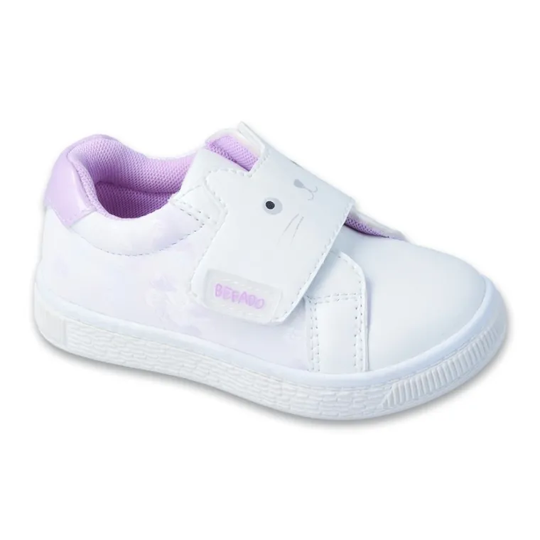 Buty sportowe dziewczęce, białe, Befado