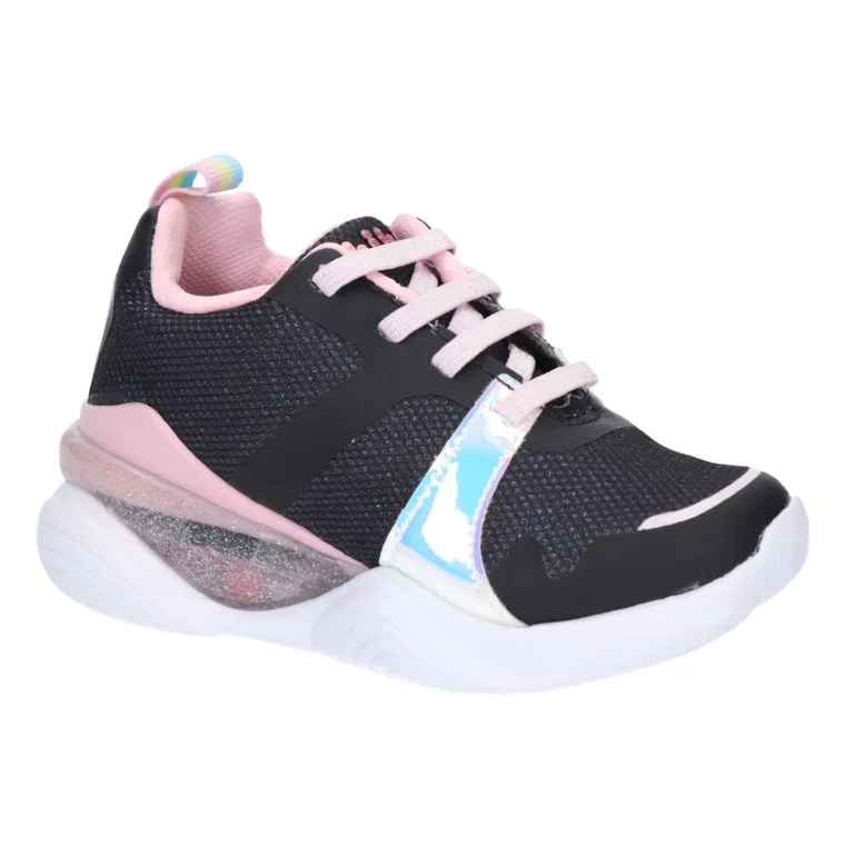 Buty sportowe dziewczęce, czarne, Bibi Shoes