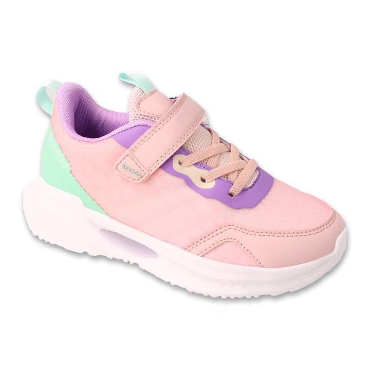 Buty sportowe dziewczęce, różowe, Befado