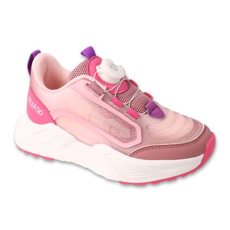 Buty sportowe dziewczęce, różowe, Befado