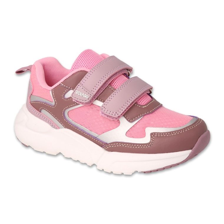 Buty sportowe dziewczęce, różowe, Befado