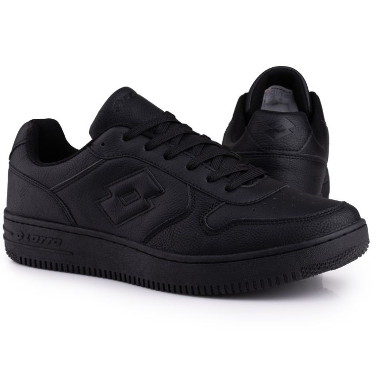 Buty sportowe męskie, czarne, Lotto Paliot