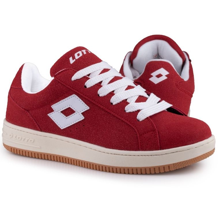 Buty sportowe męskie, czerwone, Lotto Yarin