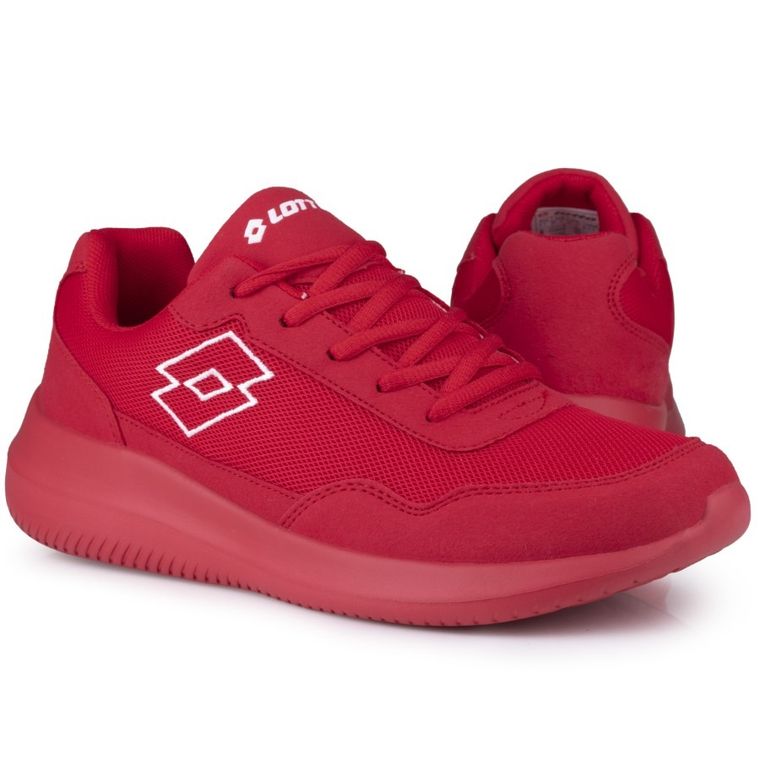 Buty sportowe męskie, do biegania, czerwone, Lotto Connect OC