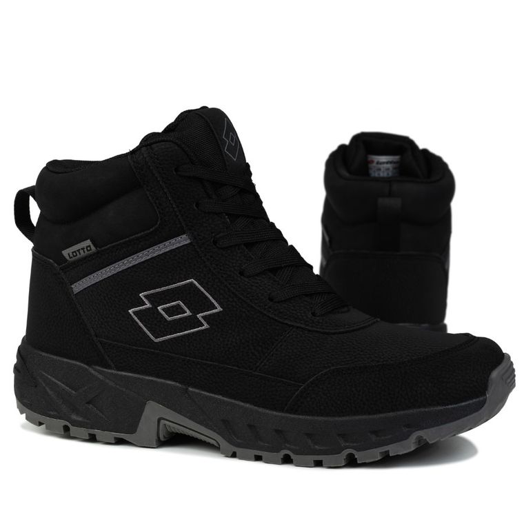 Buty zimowe, unisex, czarne, Lotto
