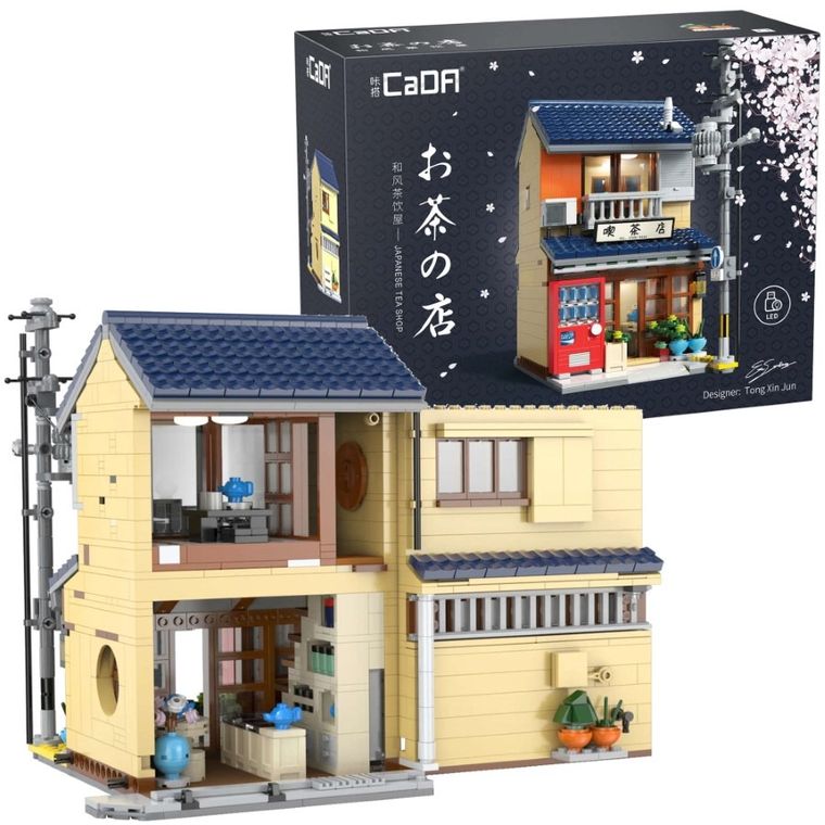 Cada, Japońska Herbaciarnia, klocki konstrukcyjne, 1200 elementów