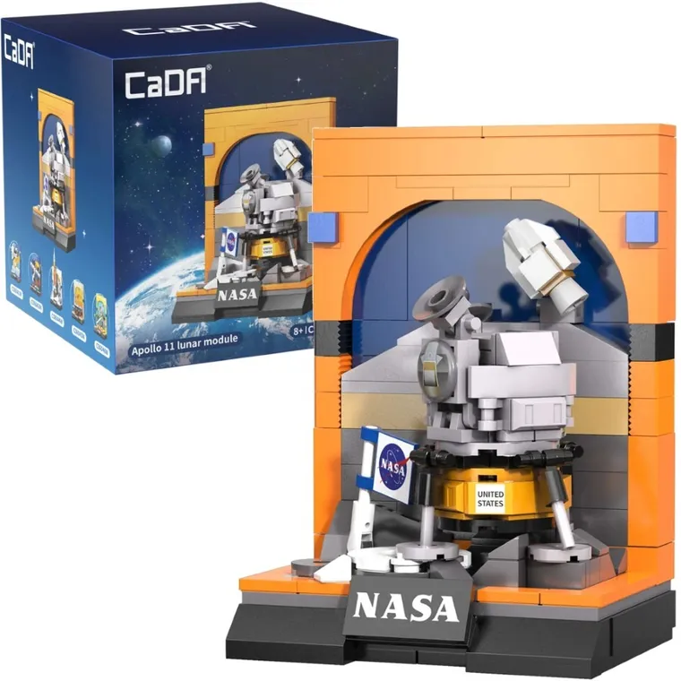 Cada, NASA, Apollo 11 lunar module, klocki konstrukcyjne, 206 elementów