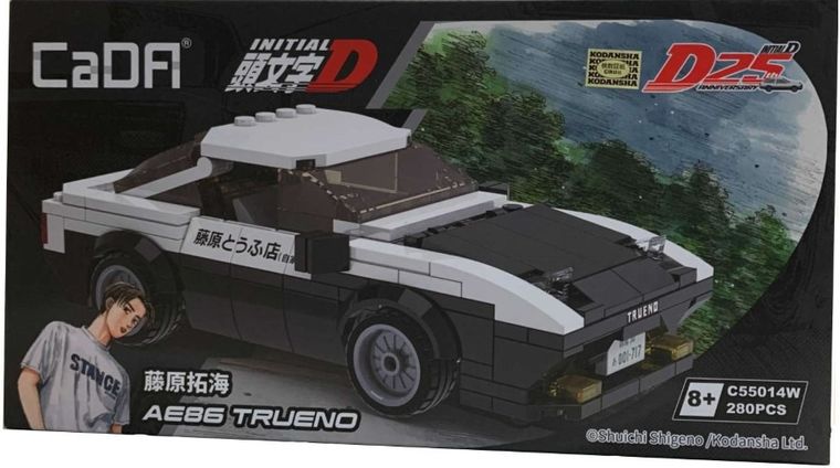 Cada, Race Car AE86 Trueno, pojazd, 280 elementów