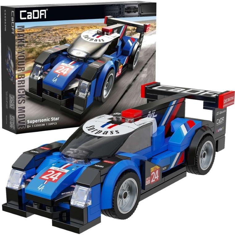 Cada, Supersonic Star, pojazd, klocki konstrukcyjne, 164 elementy