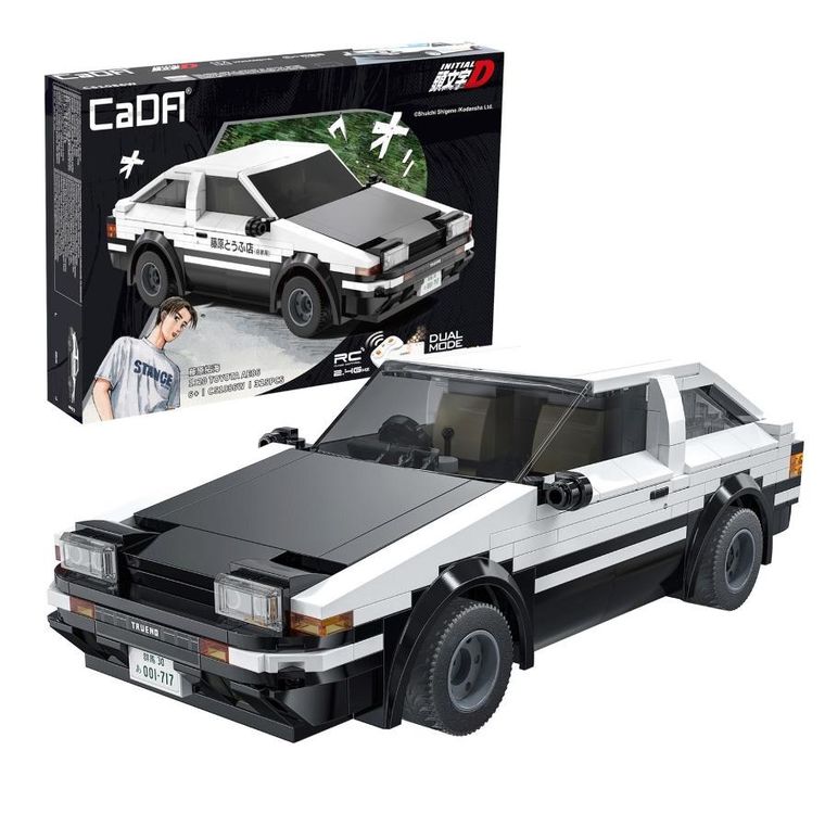 Cada, Toyota AE86 Initial RC, pojazd zdalnie sterowany, klocki konstrukcyjne, 325 elementów