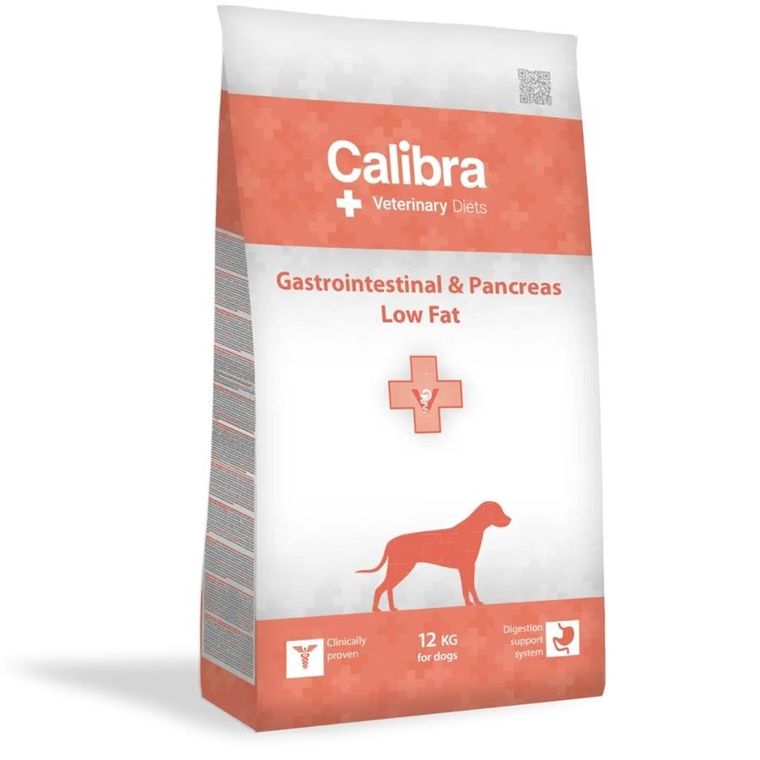 Calibra, GastroIntestinal & Pancreas Low Fat, karma dla psa, 12kg