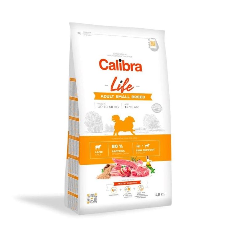 Calibra, Life, jagnięcina, sucha karma dla psów, 1,5 kg