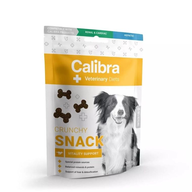 Calibra, VD Dog, Crunchy Snack Vitality Support, przysmak dla psa, 120g