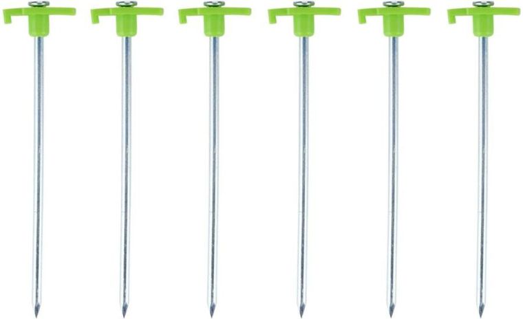 Camp Active, śledzie do namiotu, metalowo-plastikowe, 19 cm, 6 szt.