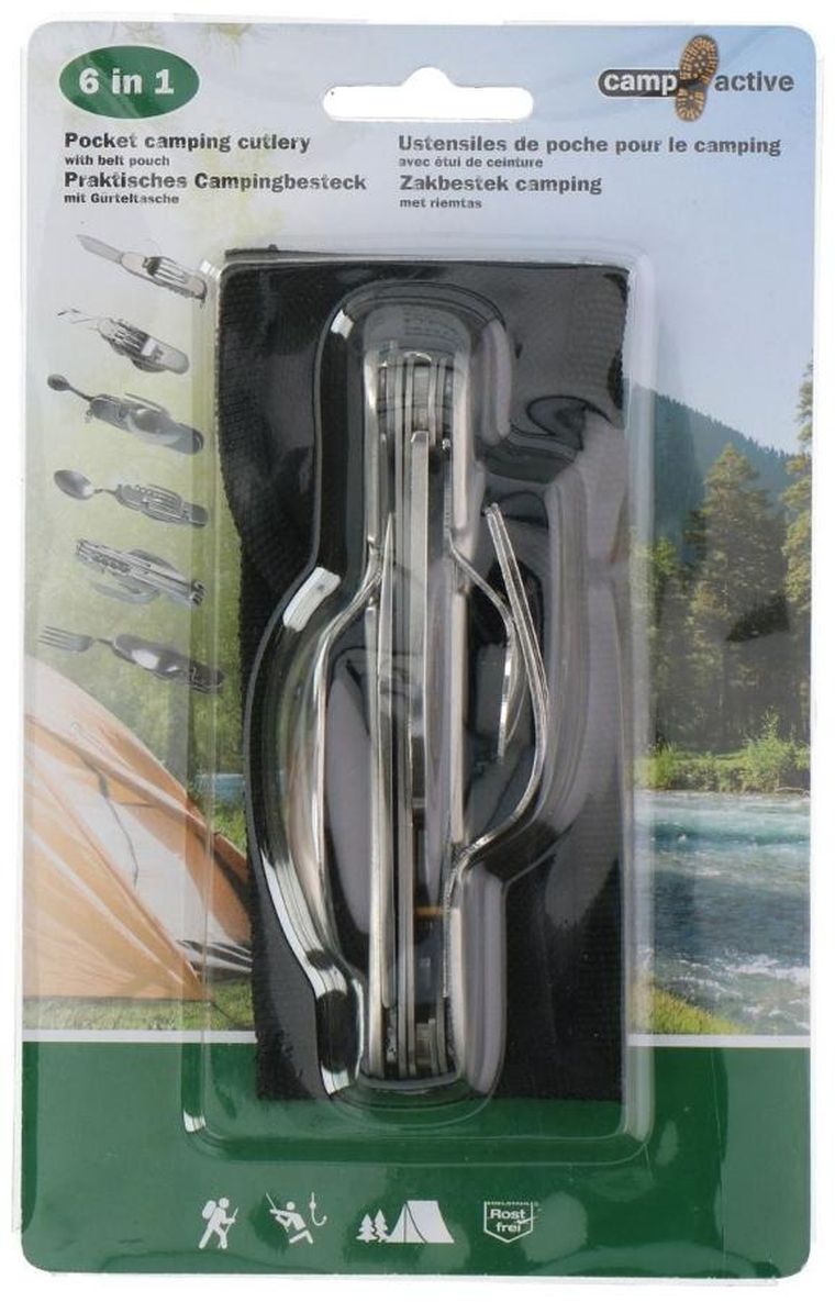 Camp Active, zestaw survivalowy 6w1, turystyczny, wędkarski