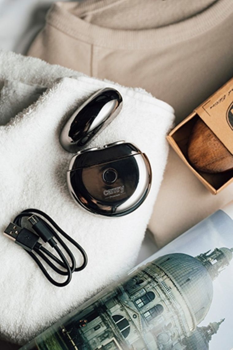 Camry, golarka podróżna, 2 głowicowe z USB, CR 2938