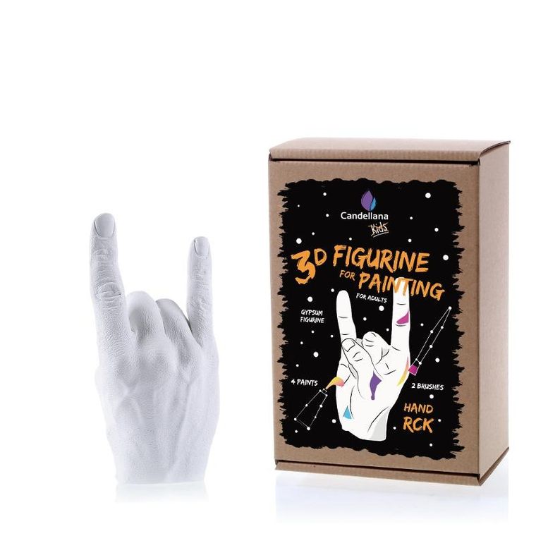 Candellana, Hand Rock, kolorowanka 3D