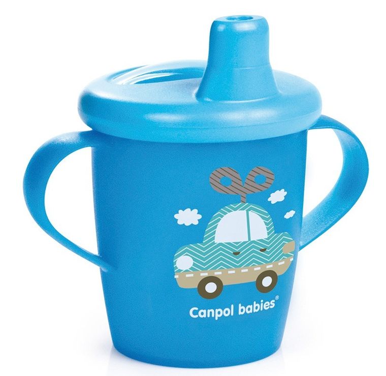 Canpol babies, Anywayup, Toys, kubek niekapek, niebieski, 250 ml