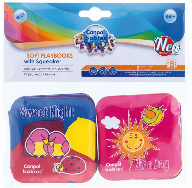 Canpol babies, Dzień i Noc, książeczki z piszczałką