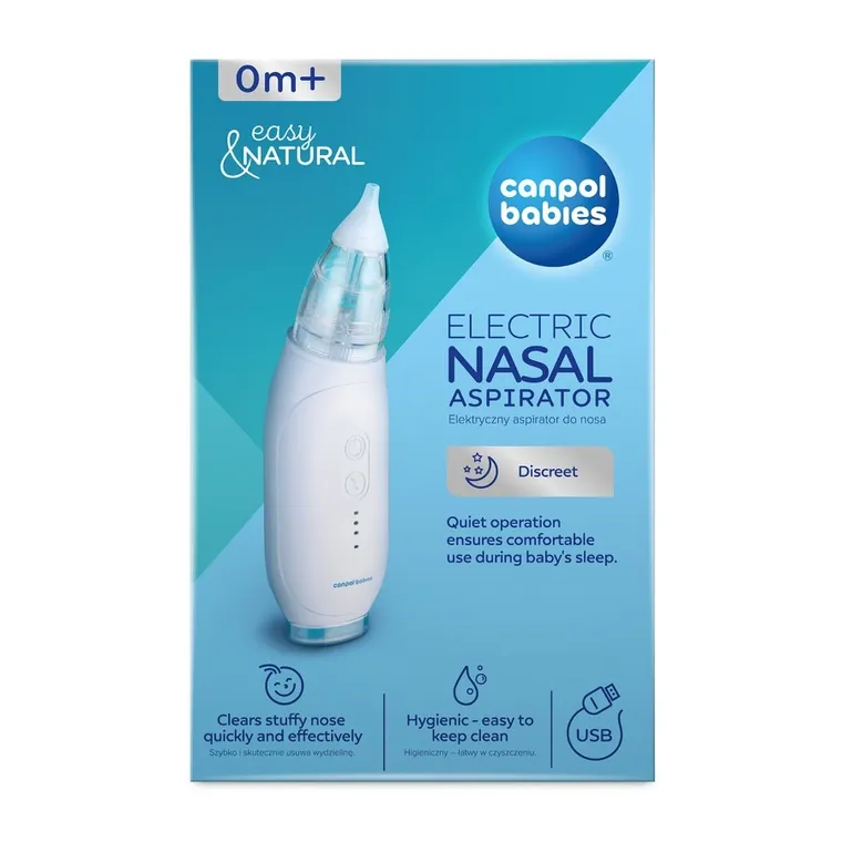 Canpol babies, Easy Natural, elektryczny aspirator do nosa