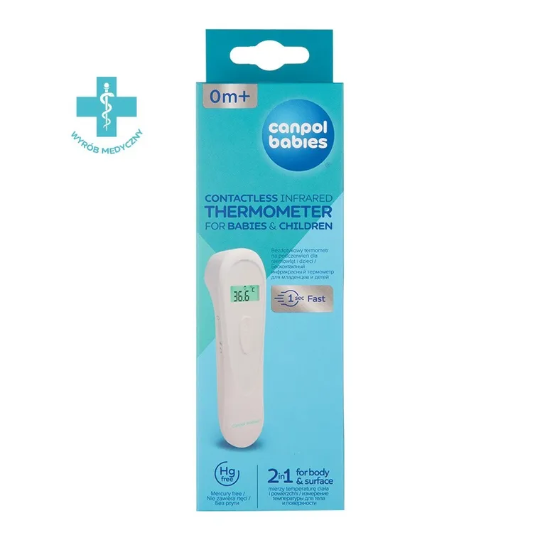 Canpol babies, EasyStart, termometr na podczerwień, bezdotykowy