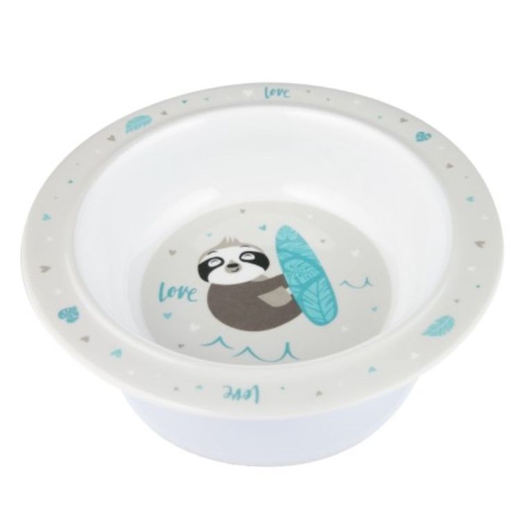 Canpol babies, Exotic Animals, Leniwiec, miseczka melaminowa z przyssawką, 270 ml