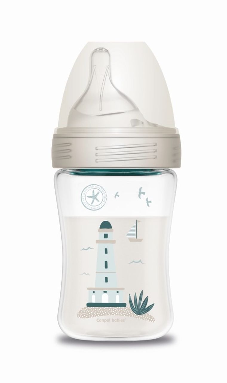Canpol babies, Haberman, butelka antykolkowa, latarnia, 260 ml