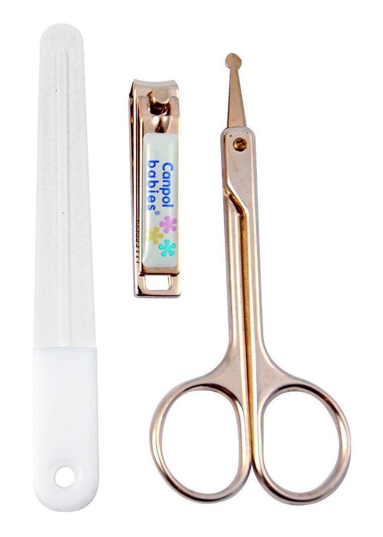Canpol babies, nożyczki + cążki + pilniczek, zestaw