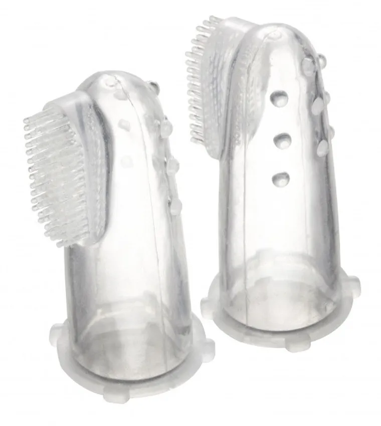 Canpol babies, pierwsza szczoteczka do zębów z wypustkami masującymi, w pojemniku