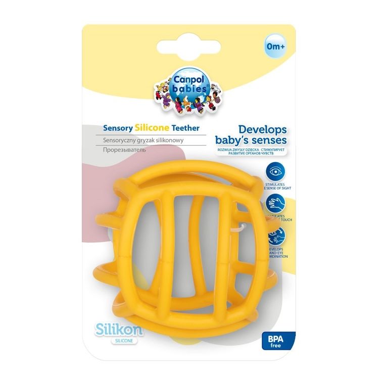 Canpol babies, Piłka, gryzak silikonowy