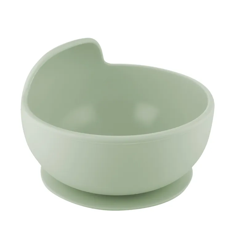 Canpol babies, silikonowa miseczka z przyssawką, green, 330 ml