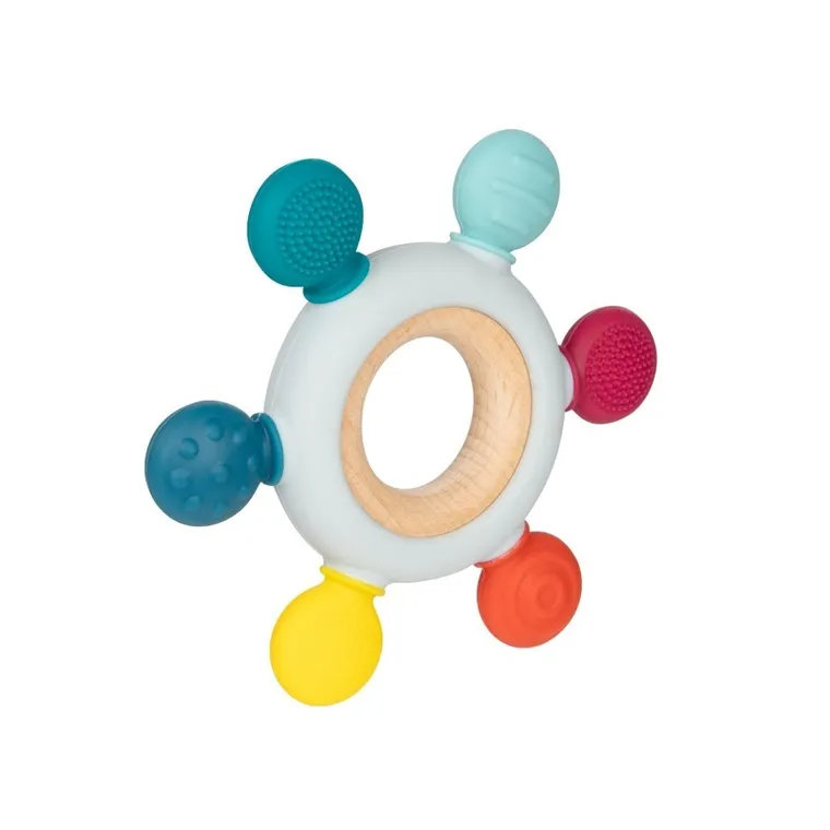 Canpol babies, Ster, gryzak drewniano-silikonowy