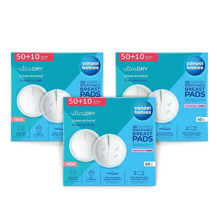 Canpol babies, ultrachłonne wkładki laktacyjne, 180 szt.