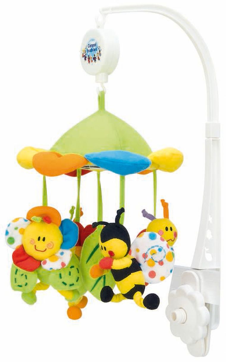 Canpol babies, Wiosenna łąka, karuzela pluszowa z baldachimem