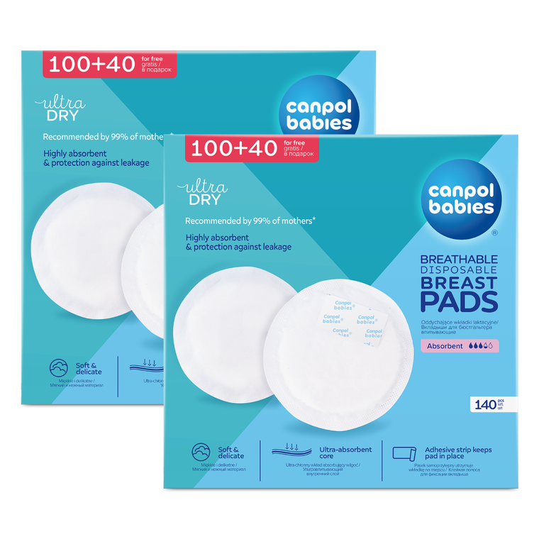Canpol babies, wkładki laktacyjne samoprzylepne, 2-140 szt.