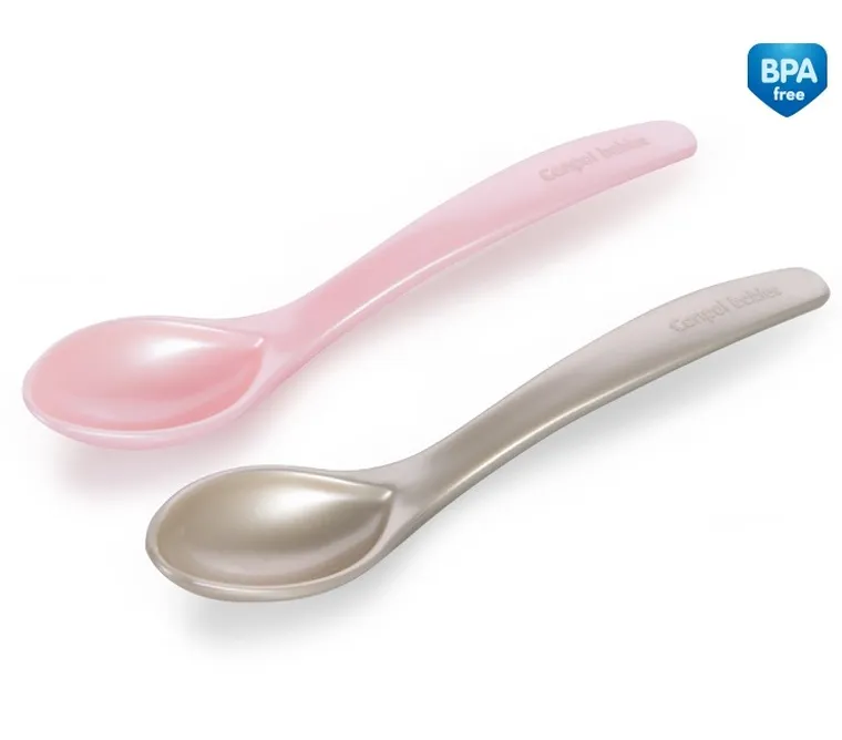 Canpol babies, zestaw łyżeczek, różowy, 2 szt.
