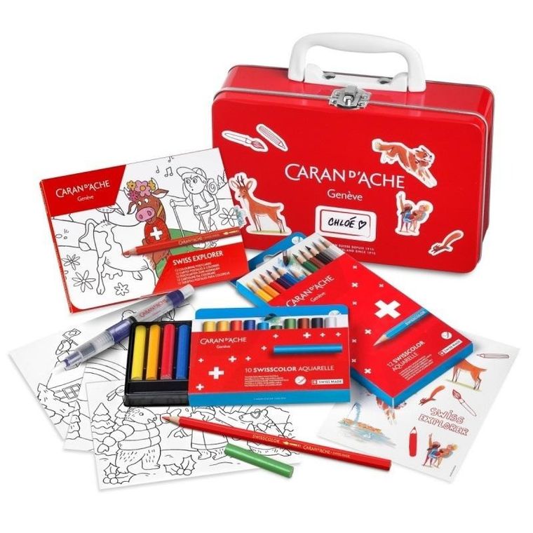 Caran d’Ache, zestaw kredek Swisscolor, walizka