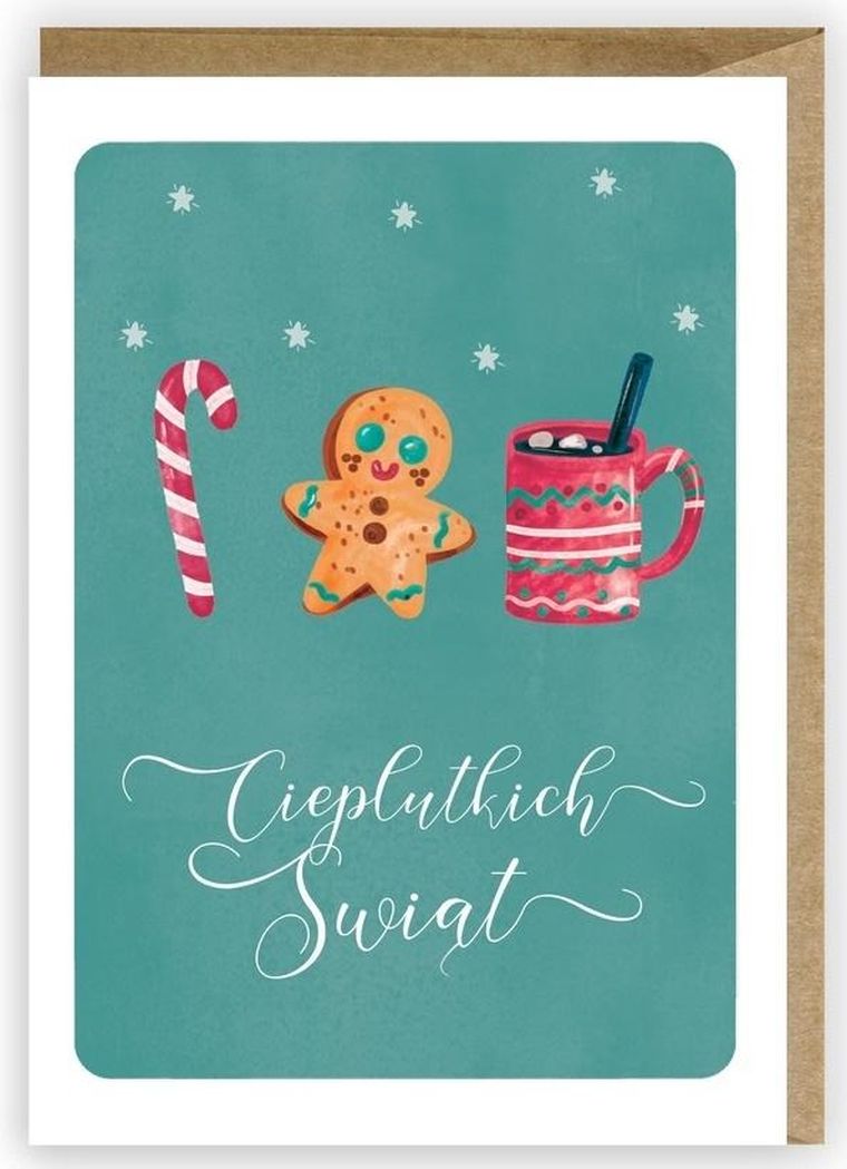 Cardie, kartka, Boże Narodzenie, cieplutkich świąt