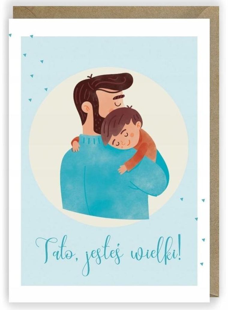 Cardie, kartka okolicznościowa A6, Dzień Taty