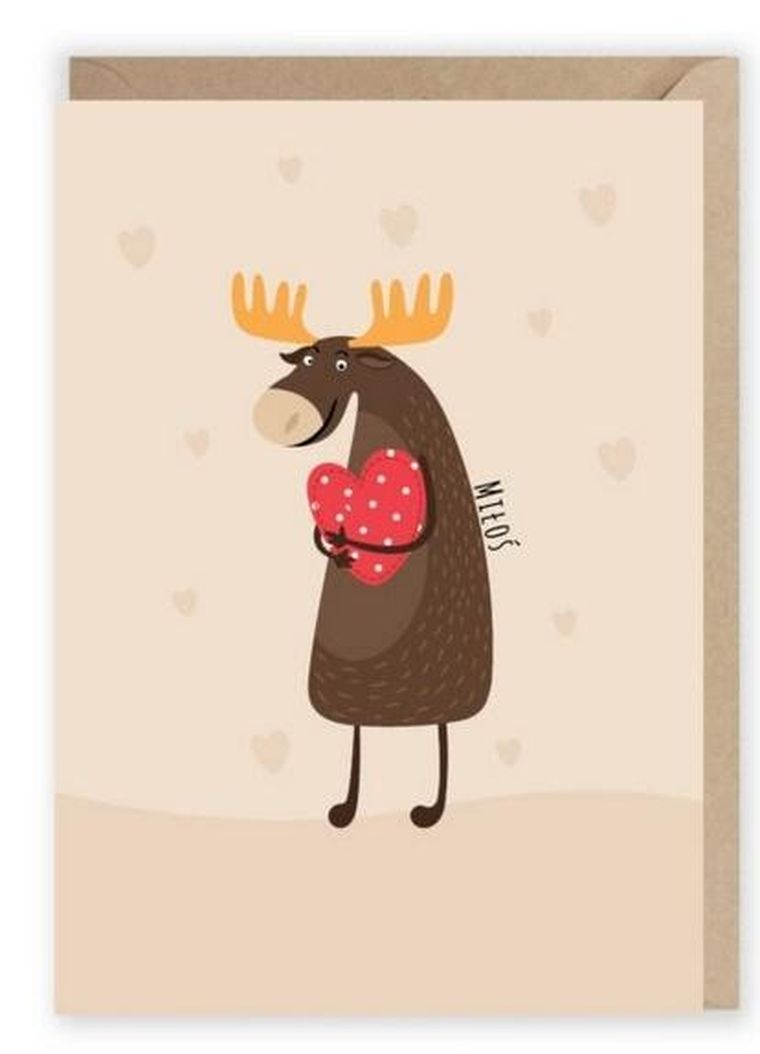 Cardie, kartka okolicznościowa A6, Miłość