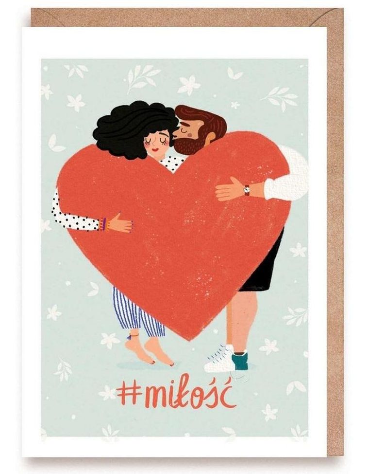 Cardie, kartka okolicznościowa A6, Miłość