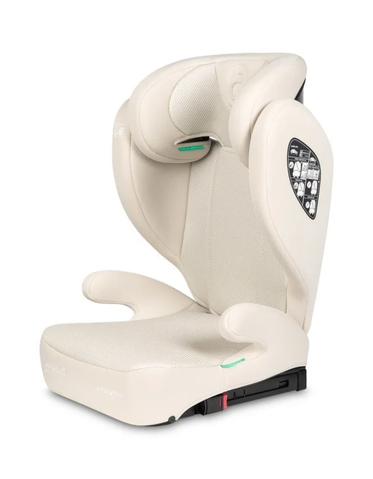 Caretero, Breezy Fix, fotelik samochodowy 2w1, podstawka, fix beige, 100-150 cm