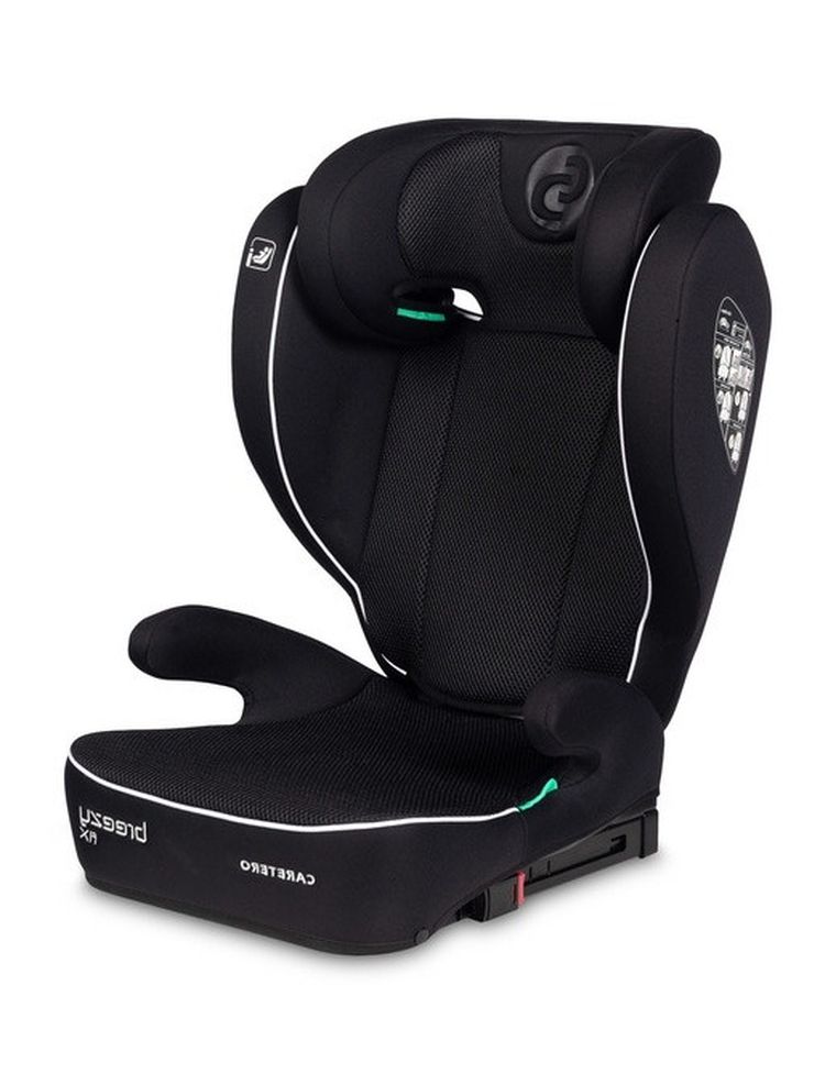 Caretero, Breezy Fix, fotelik samochodowy 2w1, podstawka, fix black, 100-150 cm