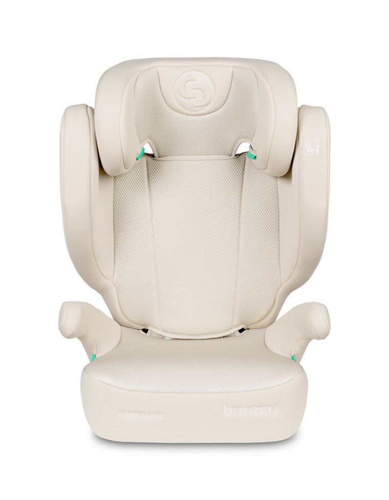 Caretero, Breezy, fotelik samochodowy 2w1, podstawka, beige, 100-150 cm
