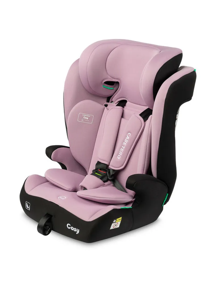 Caretero, Cosy i-Size, fotelik samochodowy, pink, 76-150 cm