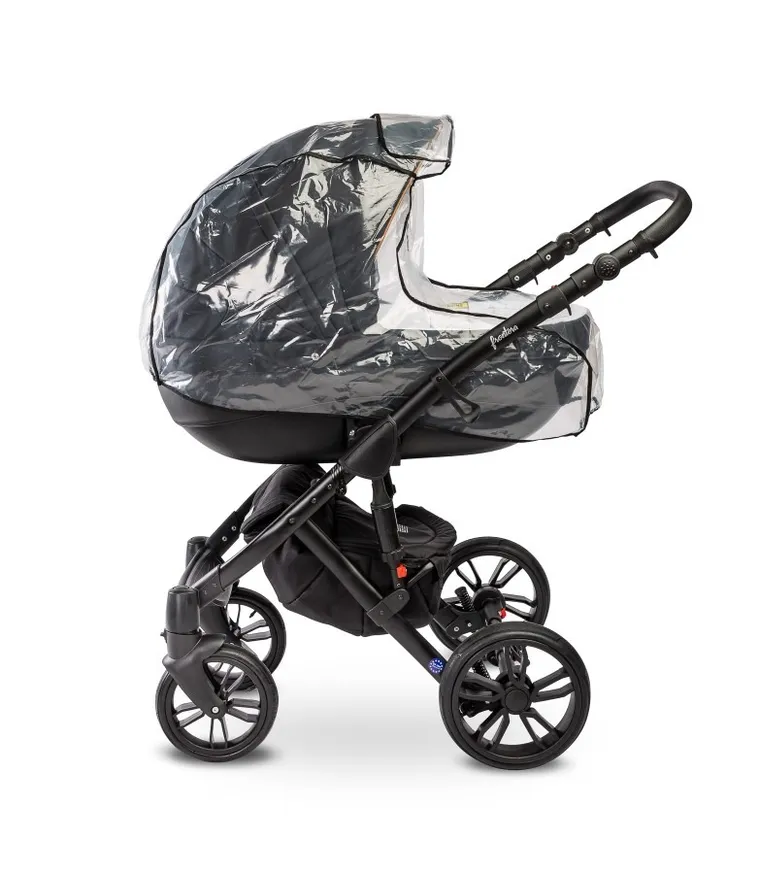 Caretero, folia przeciwdeszczowa na wózki głęboko-spacerowe